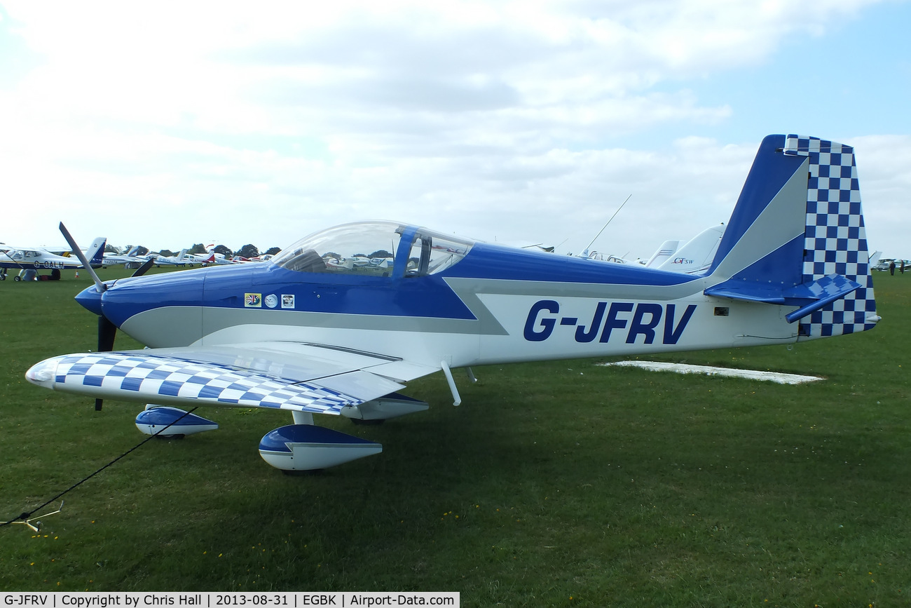G-JFRV, 2004 Vans RV-7A C/N PFA 323-13851, at the LAA Rally 2013, Sywell