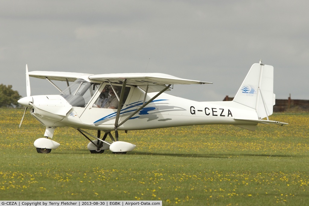 G-CEZA, 2007 Comco Ikarus C42 FB80 C/N 0711-6923, Photographed at Sywell in the UK during the 2013 Light Aircraft Association Rally