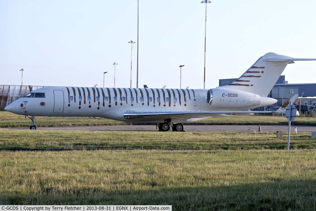 C-GCDS, 2003 Bombardier BD-700-1A10 Global Express C/N 9137, At East Midlands Airport