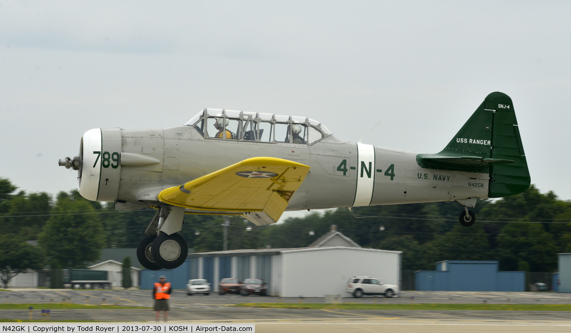 N42GK, 1942 North American AT-6D C/N 8810577, Airventure 2013
