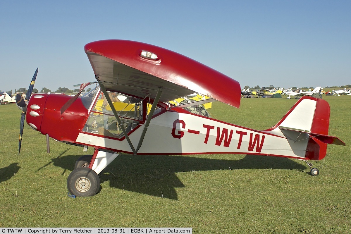 G-TWTW, 2006 Denney Kitfox MK2 C/N PFA 172-11730, Attended the 2013 Light Aircraft Association Rally at Sywell in the UK