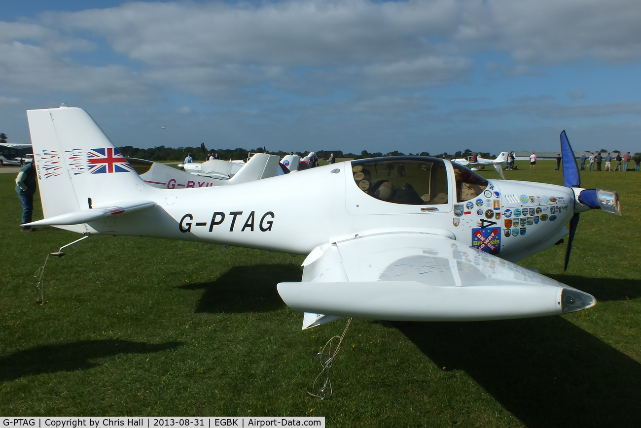 G-PTAG, 2000 Europa Tri-Gear C/N PFA 247-13121, at the LAA Rally 2013, Sywell