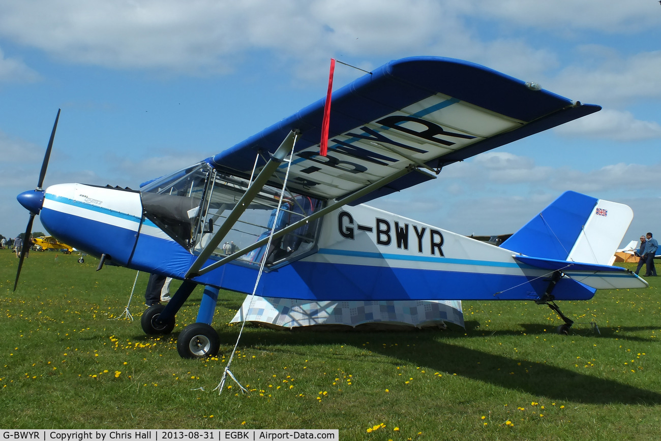 G-BWYR, 1996 Rans S-6-116 Coyote II C/N PFA 204A-13058, at the LAA Rally 2013, Sywell