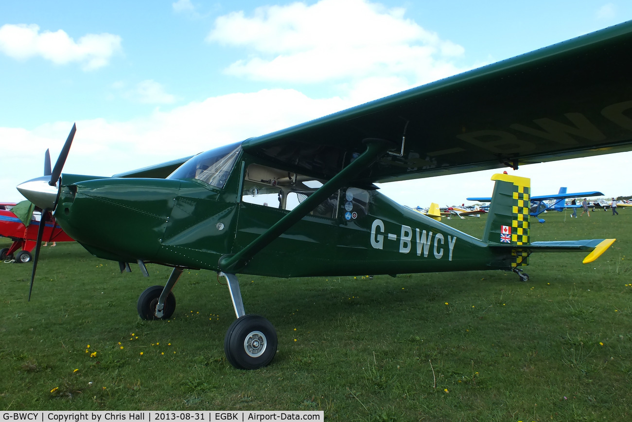 G-BWCY, 1996 Murphy Rebel C/N PFA 232-12135, at the LAA Rally 2013, Sywell