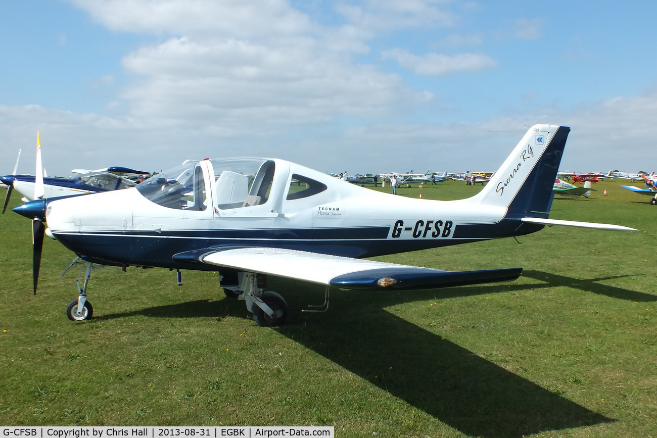 G-CFSB, 2008 Tecnam P-2002RG Sierra C/N LAA 333A-14864, at the LAA Rally 2013, Sywell