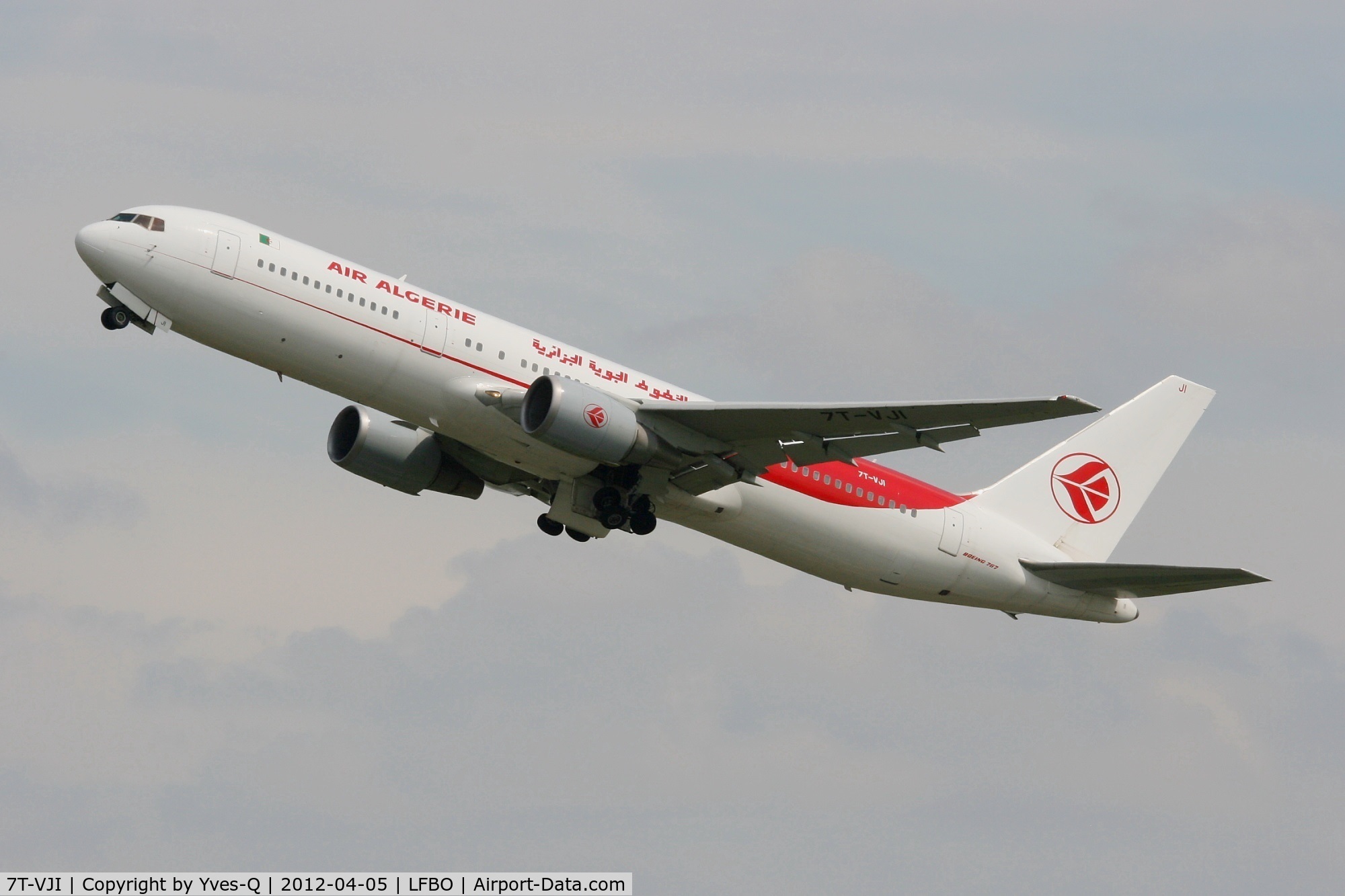 7T-VJI, 1990 Boeing 767-3D6 C/N 24768, Boeing 767-3D6,  Toulouse-Blagnac (LFBO-TLS)