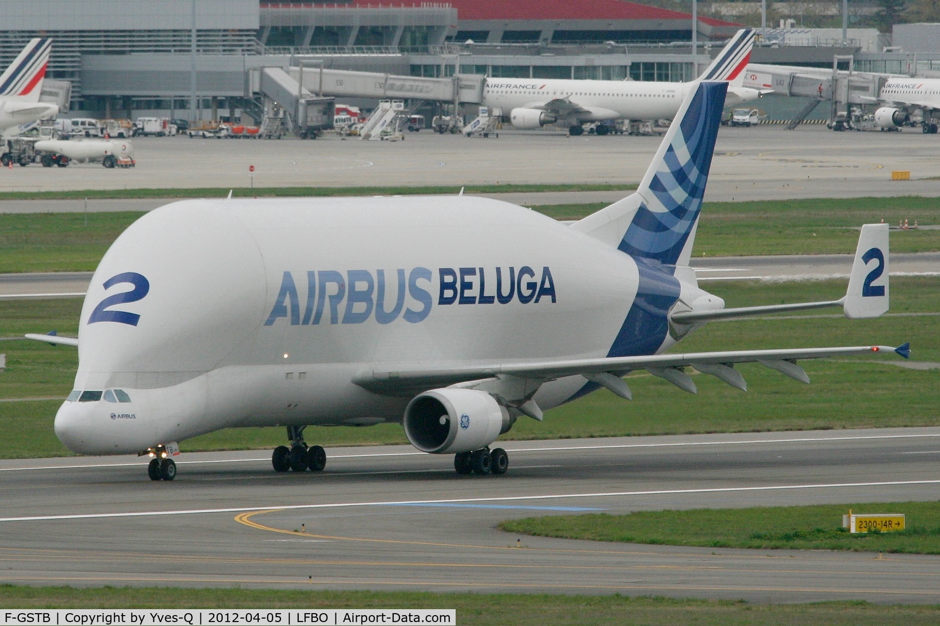 F-GSTB, 1996 Airbus A300B4-608ST Super Transporter C/N 751, Airbus A300B4-608ST Beluga, Toulouse-Blagnac Airport (LFBO-TLS)