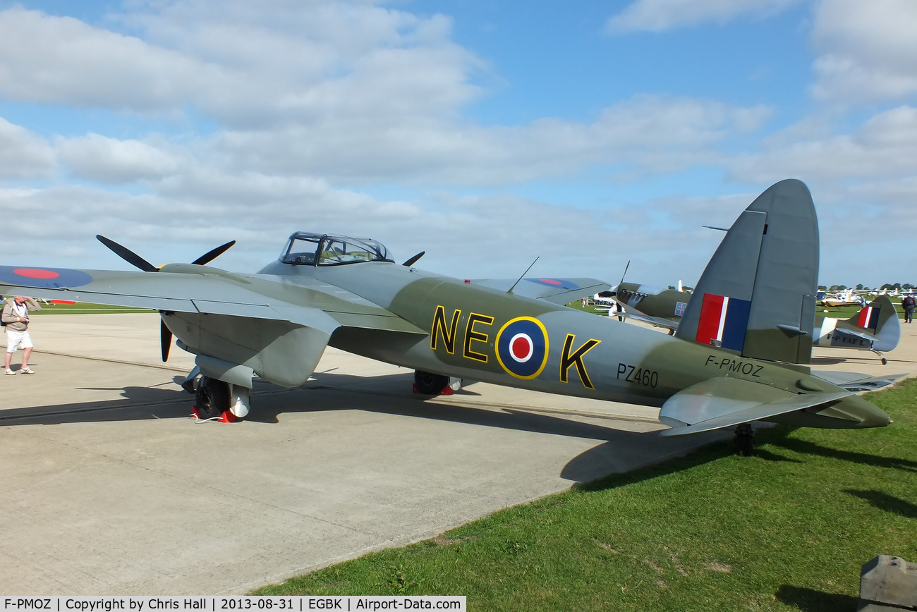 F-PMOZ, De Havilland (BBC) DH-98 Mosquito Replica C/N 1, at the LAA Rally 2013, Sywell