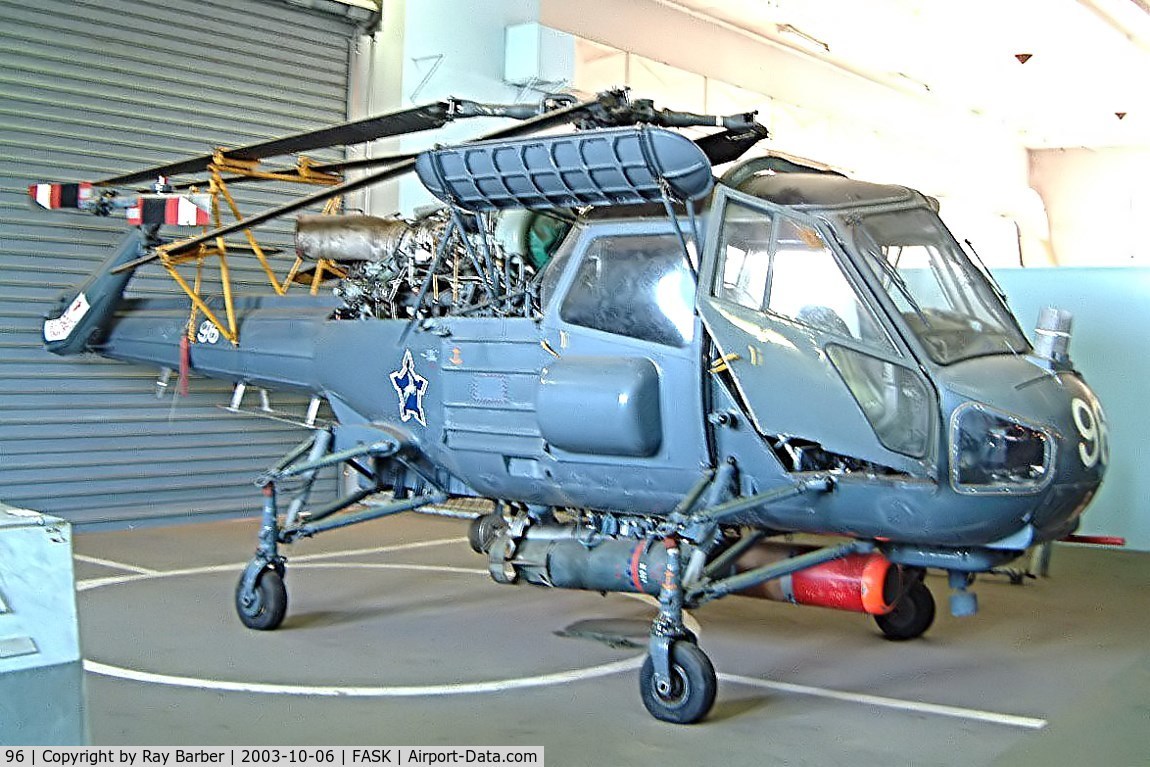 96, Westland Wasp HAS.1 C/N F.9764, Westland Wasp HAS.1 [F.9764] (South African Navy) Swartkop~ZS 06/10/2003