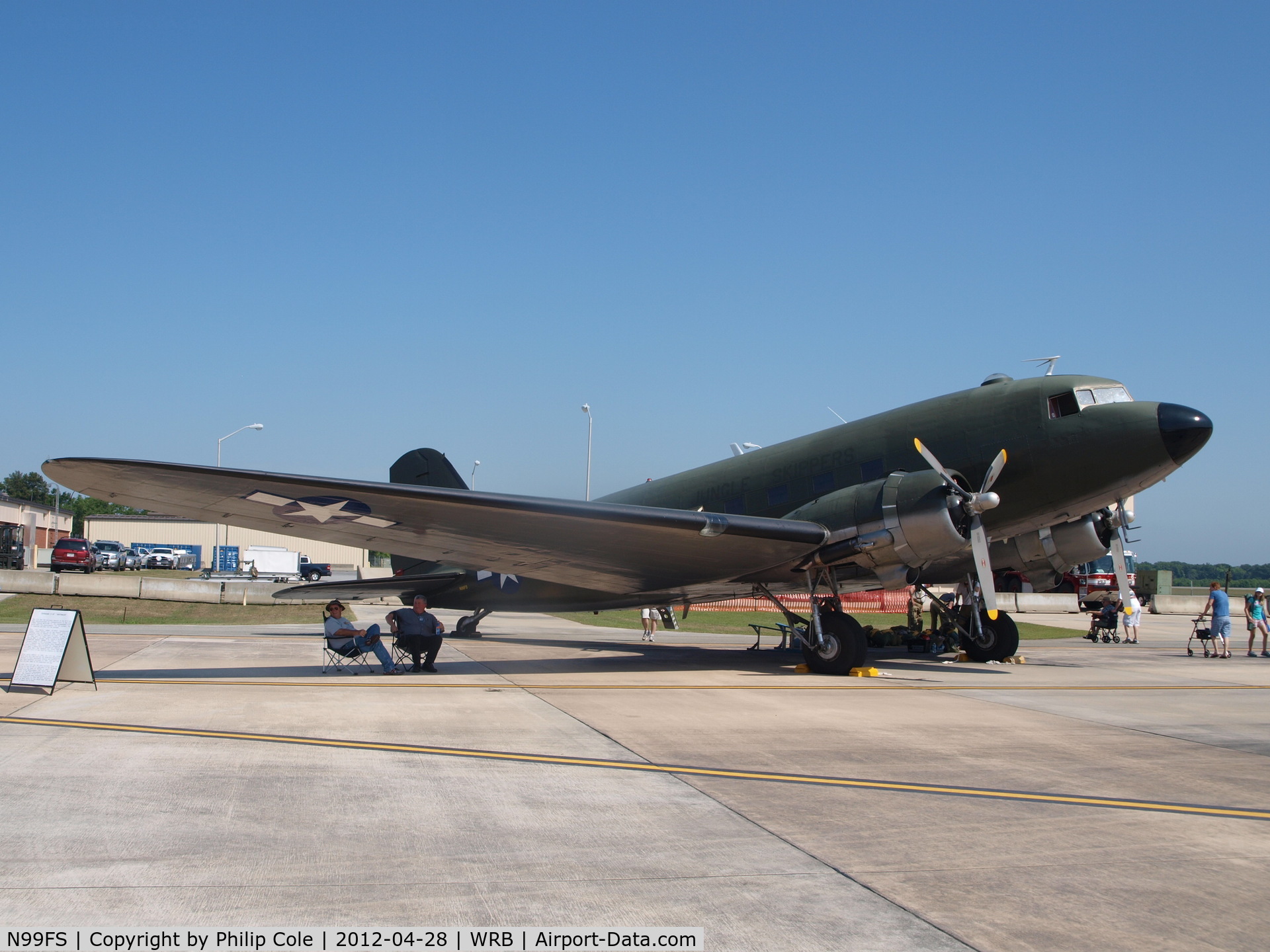 N99FS, Douglas DC-3 (C-47A) C/N 12425, Warner Robins Airshow 2012