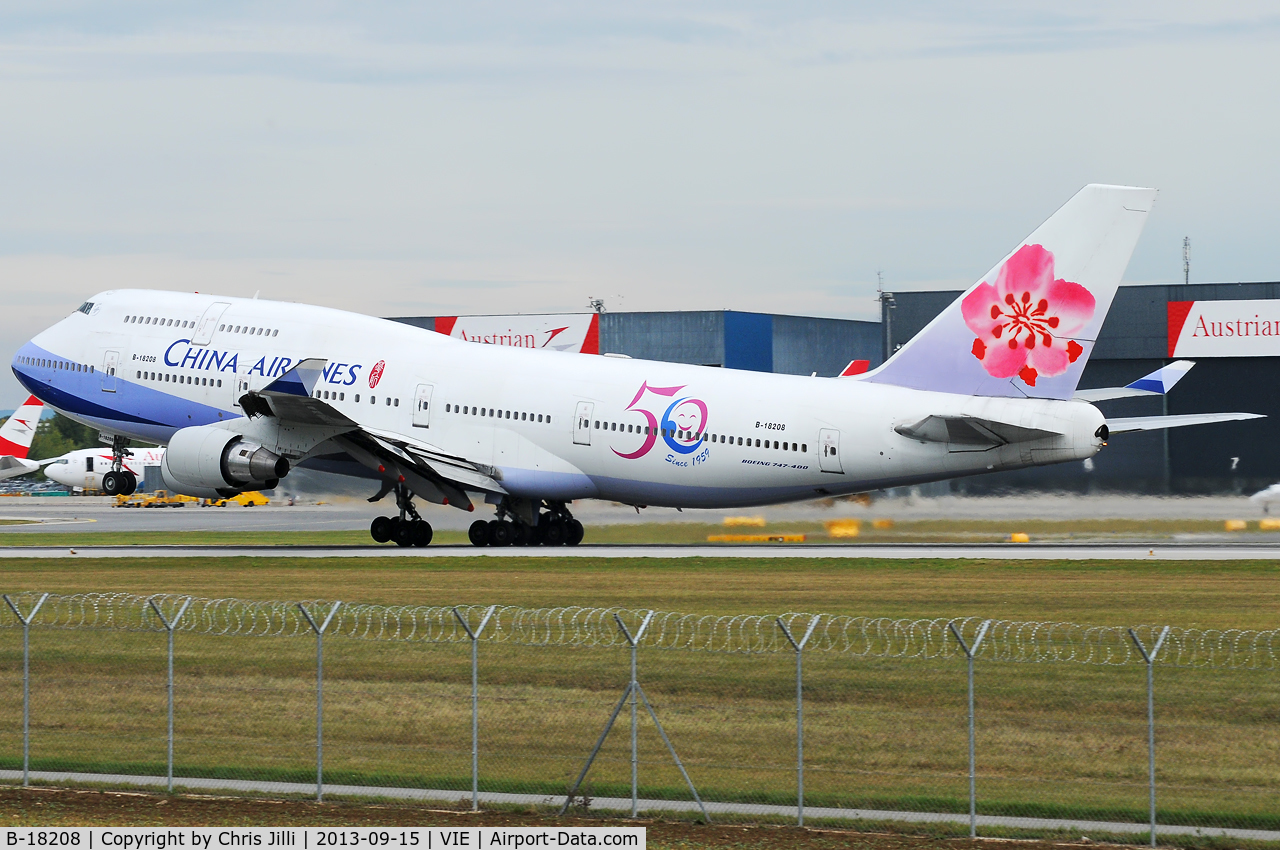 B-18208, 1998 Boeing 747-409 C/N 29031, China Airlines