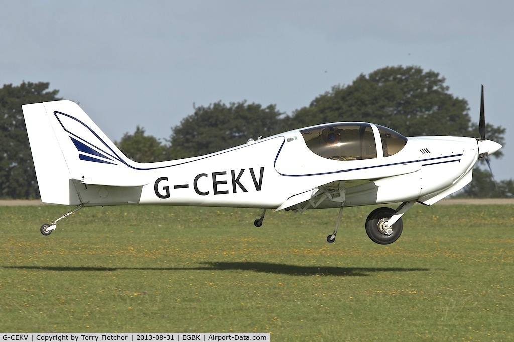G-CEKV, 2007 Europa Monowheel C/N PFA 247-12493, Attended the 2013 Light Aircraft Association Rally at Sywell in the UK