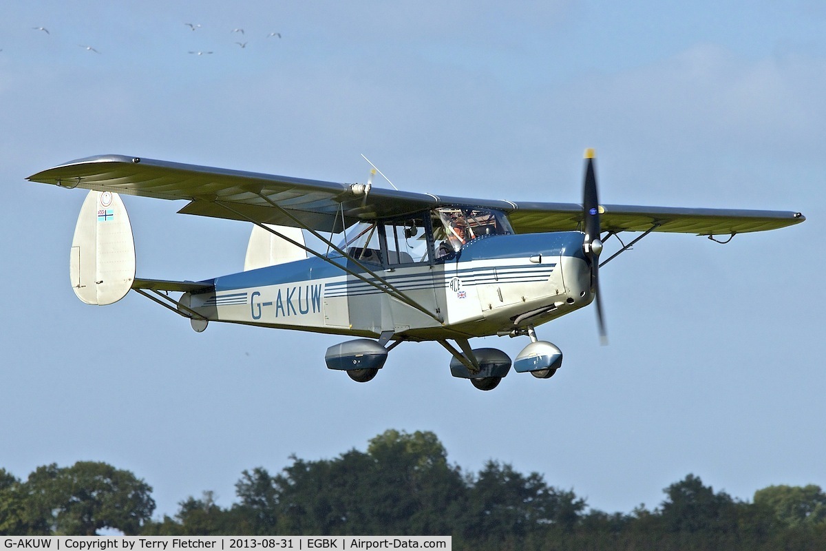 G-AKUW, 1948 Chrislea CH-3 Super Ace 2 C/N 105, Attended the 2013 Light Aircraft Association Rally at Sywell in the UK