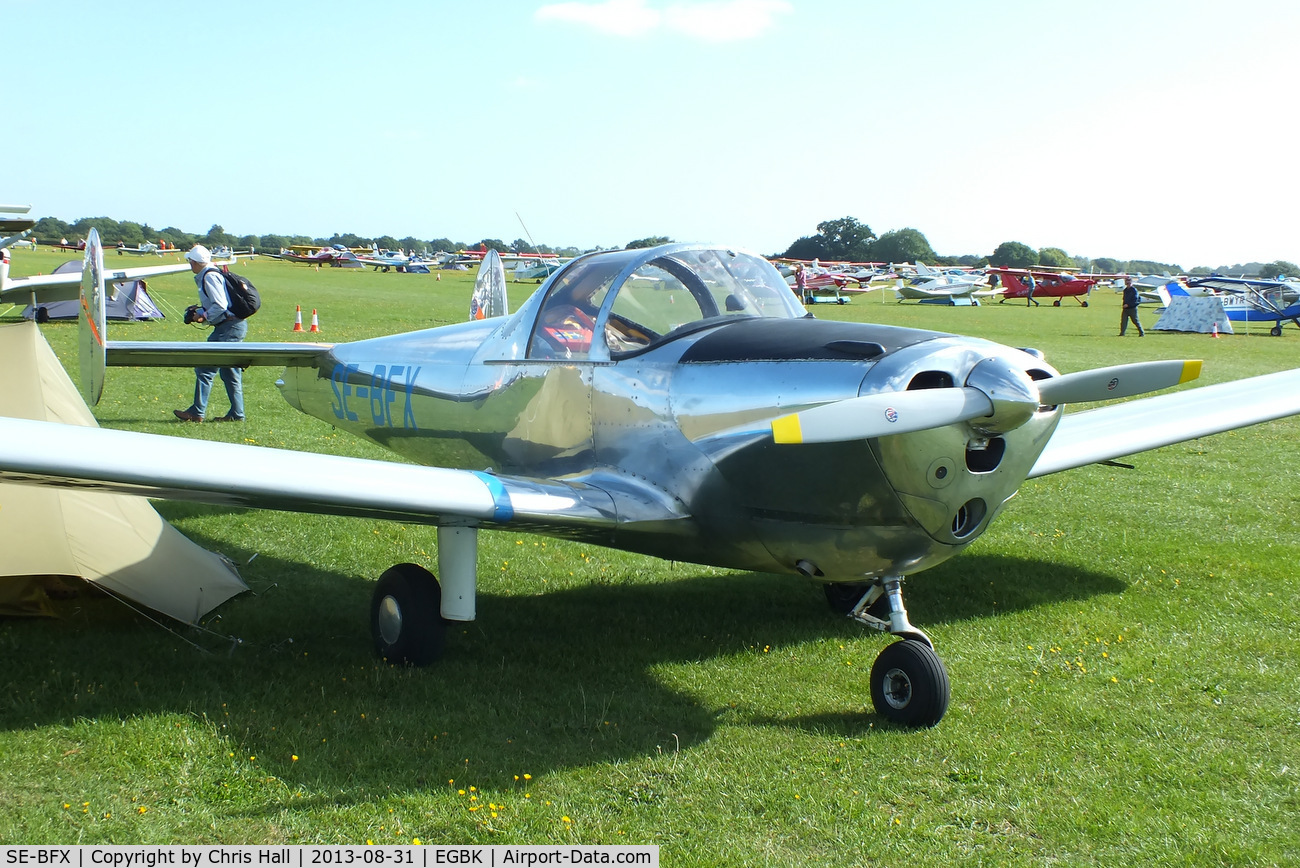 SE-BFX, 1947 Erco 415D Ercoupe C/N 4413, at the LAA Rally 2013, Sywell