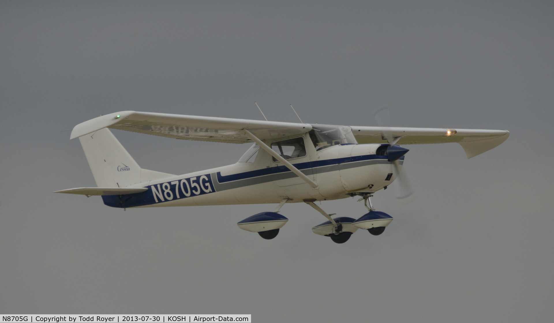 N8705G, 1966 Cessna 150F C/N 15062805, Airventure 2013