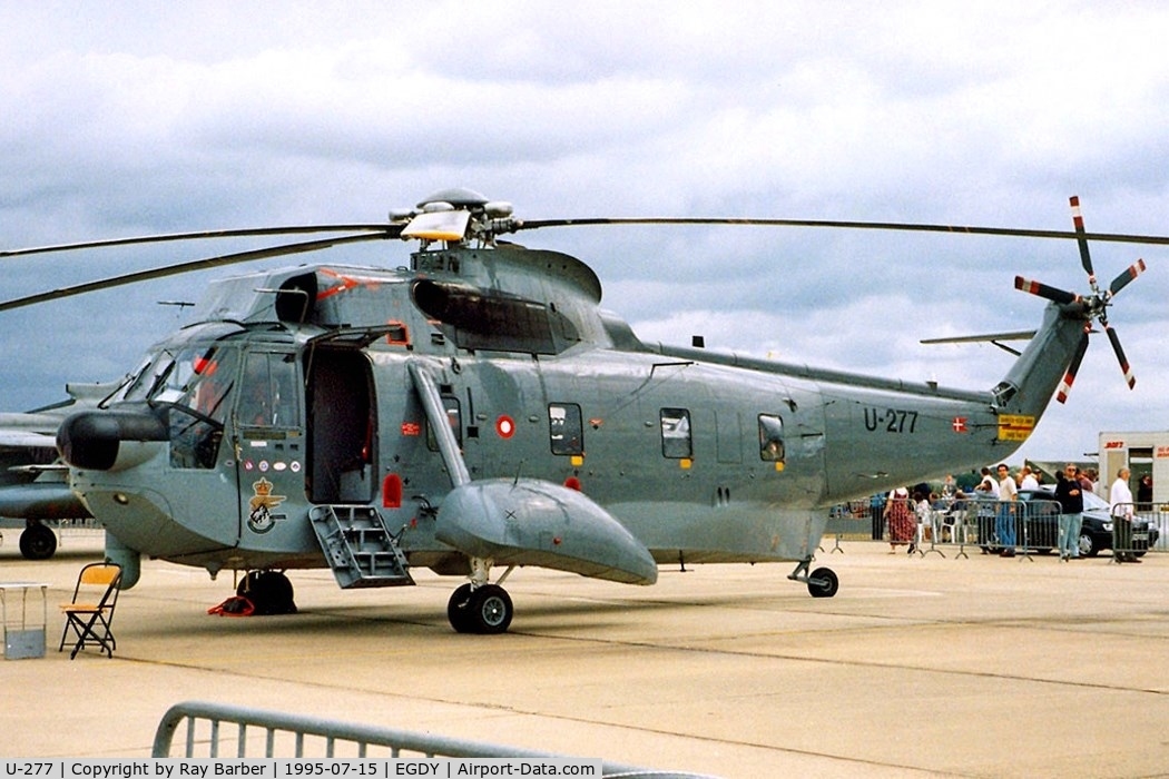 U-277, Sikorsky S-61A C/N 61277, Sikorsky S-61A-1 Sea King [61277] (Royal Danish Air Force) RNAS Yeovilton~G 15/07/1995