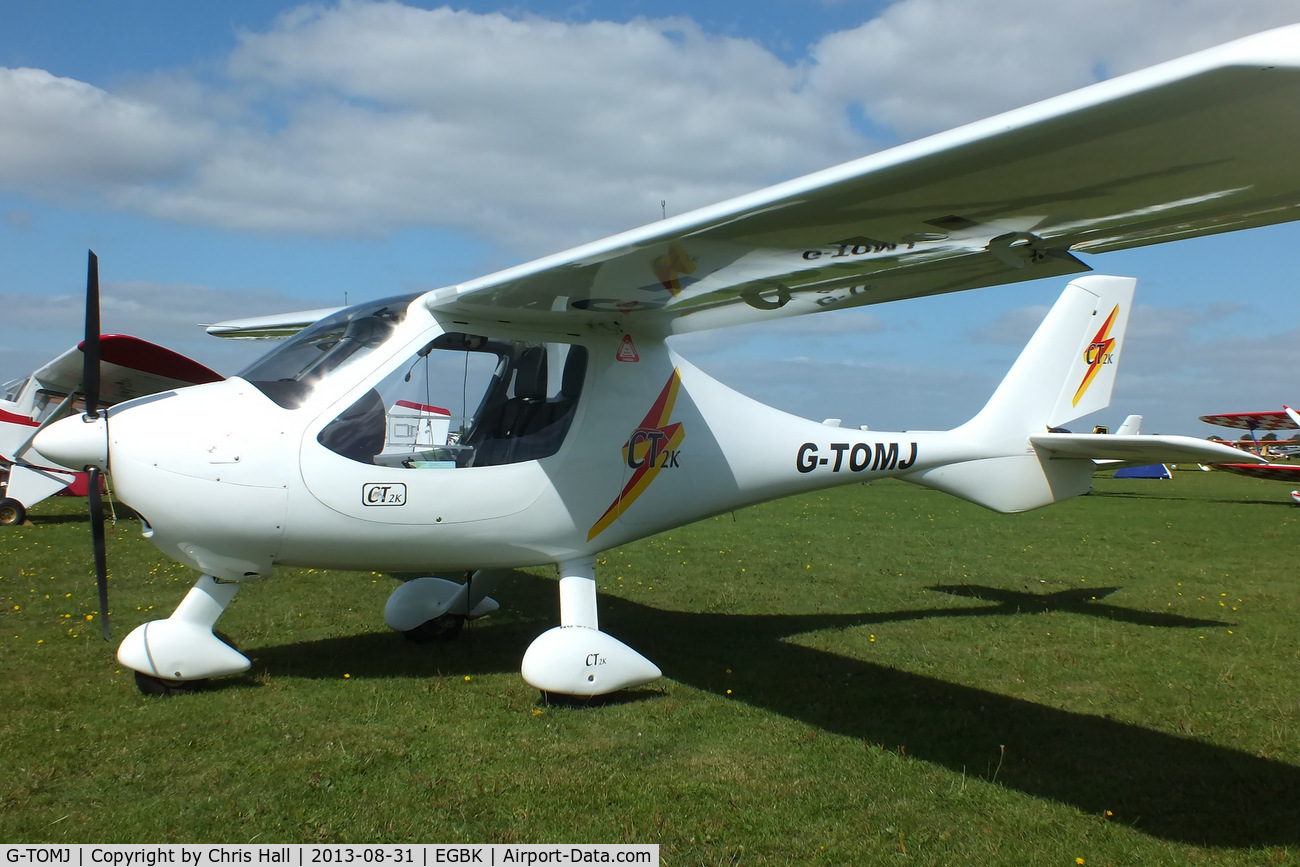 G-TOMJ, 2003 Flight Design CT2K C/N 7975, at the LAA Rally 2013, Sywell