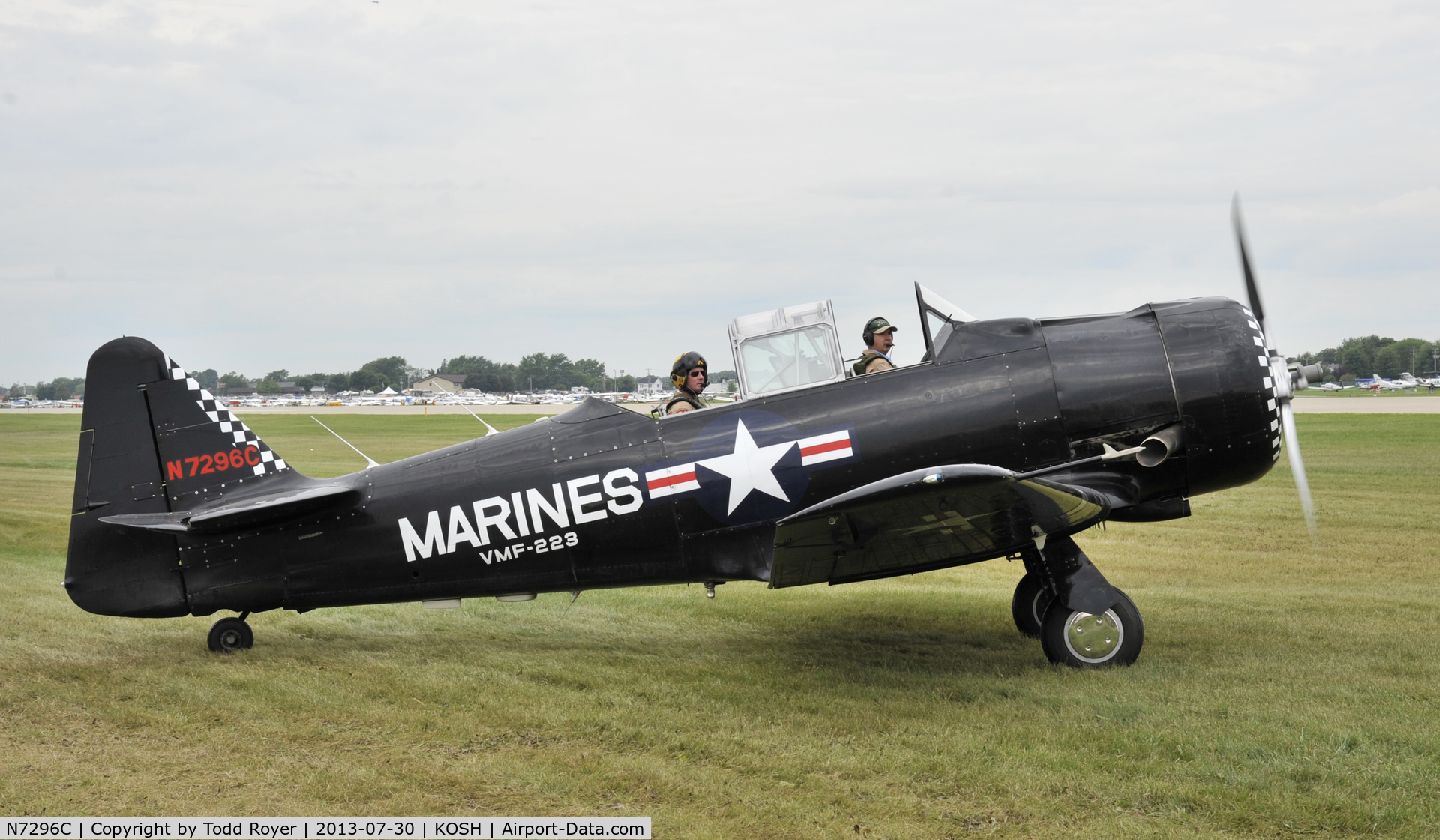 N7296C, North American SNJ-5 Texan C/N 84979, Airventure 2013