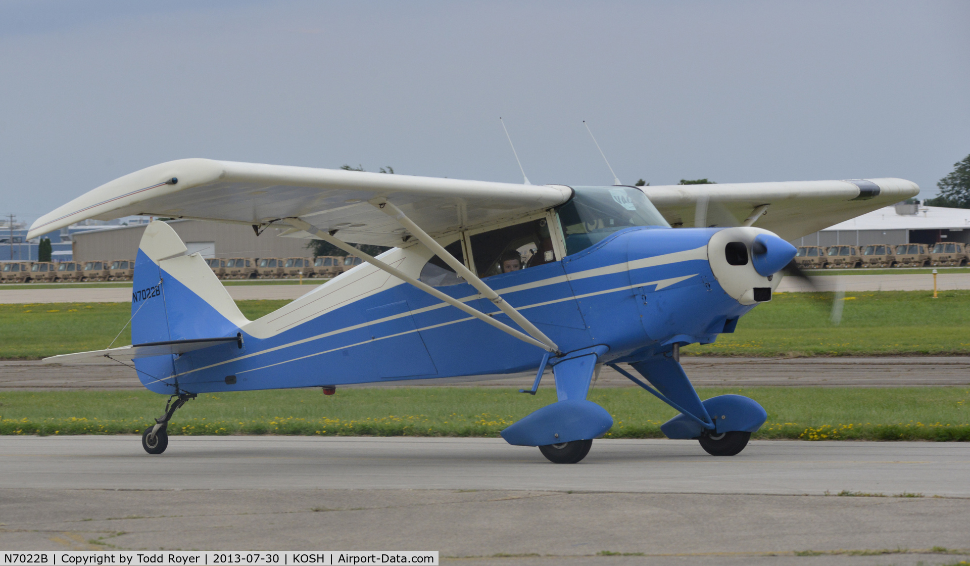 N7022B, 1956 Piper PA-22-150 C/N 22-4273, Airventure 2013