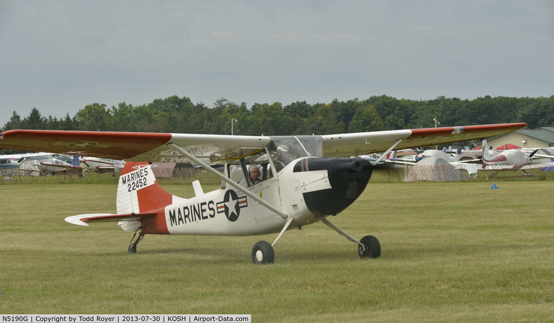 N5190G, 1951 Cessna 305A C/N 22452, Airventure 2013