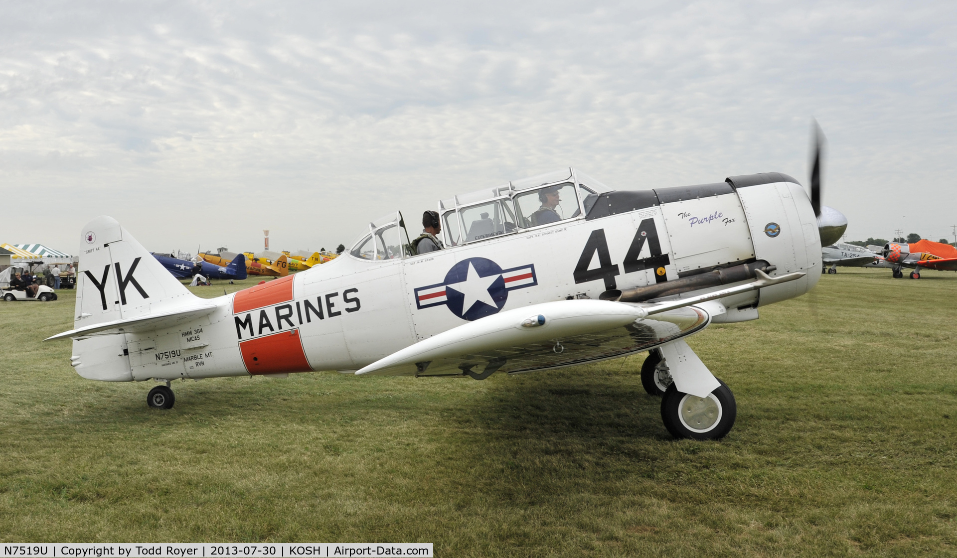 N7519U, 1952 Canadian Car & Foundry Harvard MK IV C/N CCF4-237, Airventure 2013