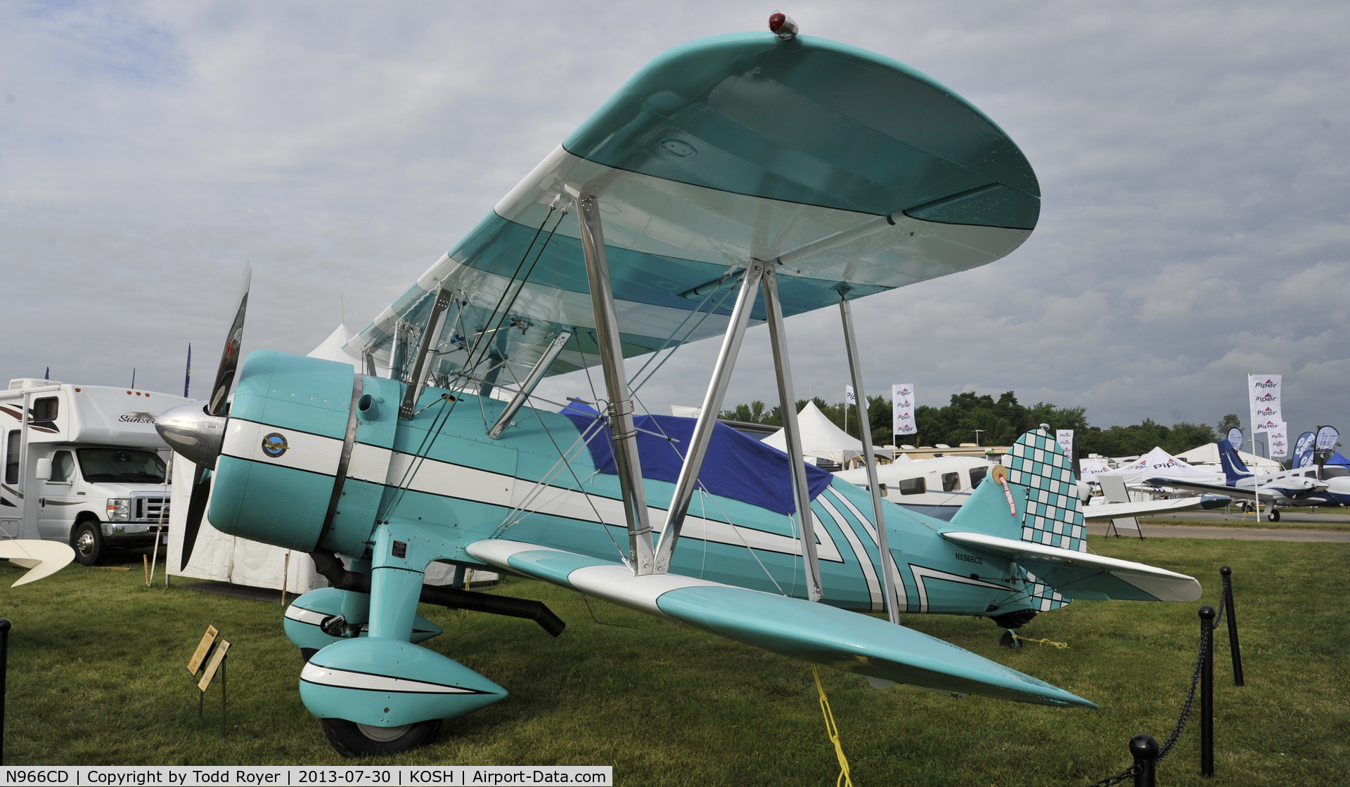 N966CD, 1942 Boeing A75N1(PT17) C/N 75-3388, Airventure 2013