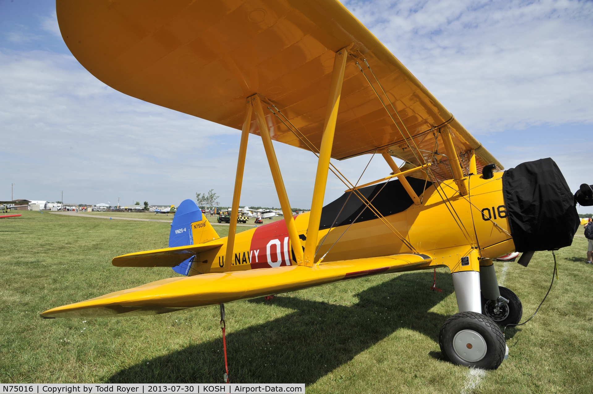 N75016, 1942 Boeing A75N1(PT17) C/N 75-3418, Airventure 2013