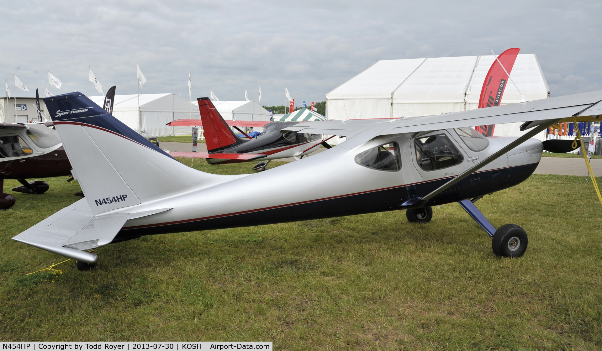 N454HP, Glasair GS-2 Sportsman C/N 7336, Airventure 2013