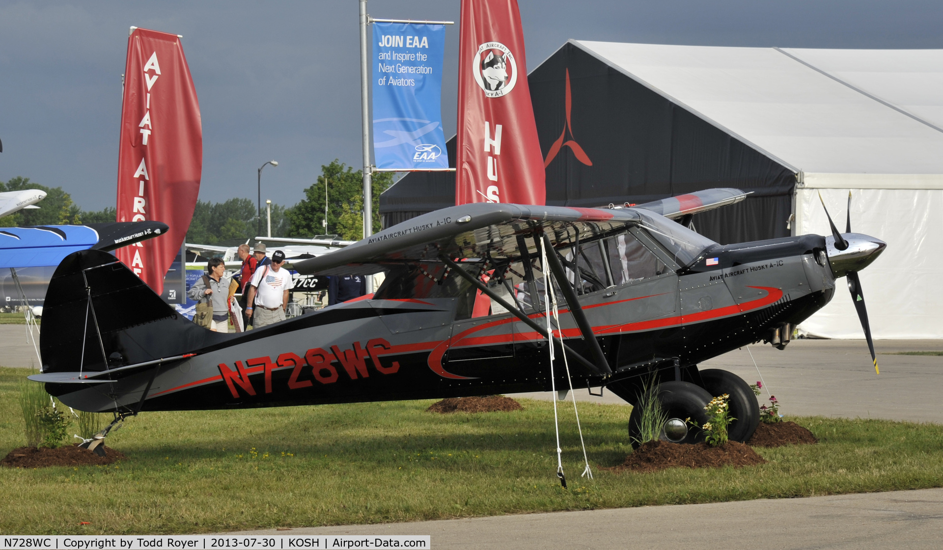 N728WC, 2013 Aviat A-1C-200 Husky C/N 3176, Airventure 2013