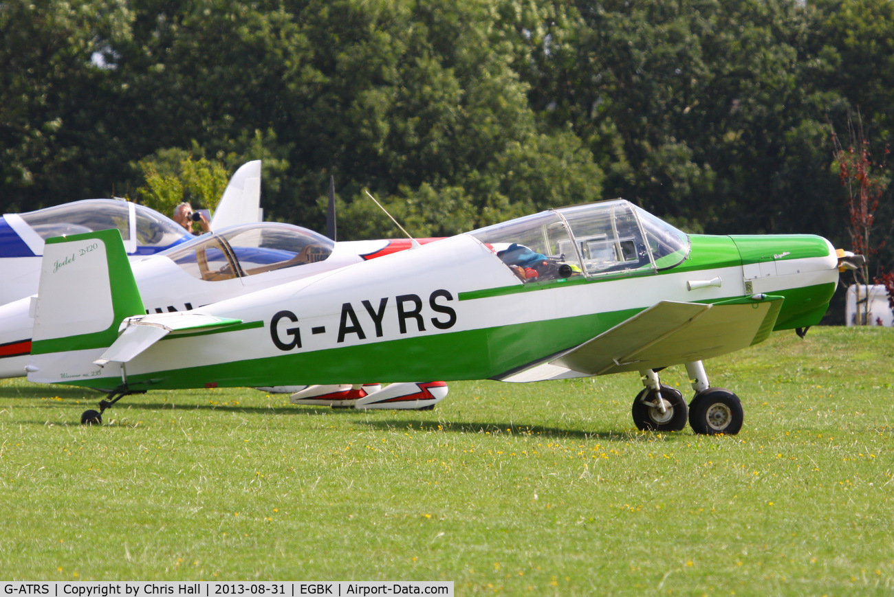 G-ATRS, 1966 Piper PA-28-140 Cherokee C/N 28-21913, at the LAA Rally 2013, Sywell