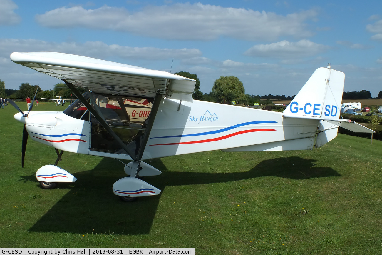 G-CESD, 2007 Best Off Skyranger Swift 912S(1) C/N BMAA/HB/535, at the LAA Rally 2013, Sywell
