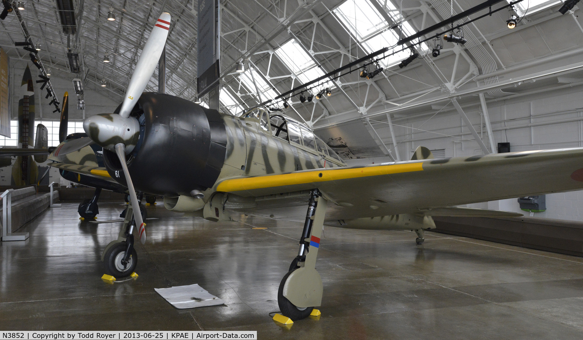 N3852, Mitsubishi A6M3 Reisen (Zero) C/N 3852, Part of the Flying Heritage Collection