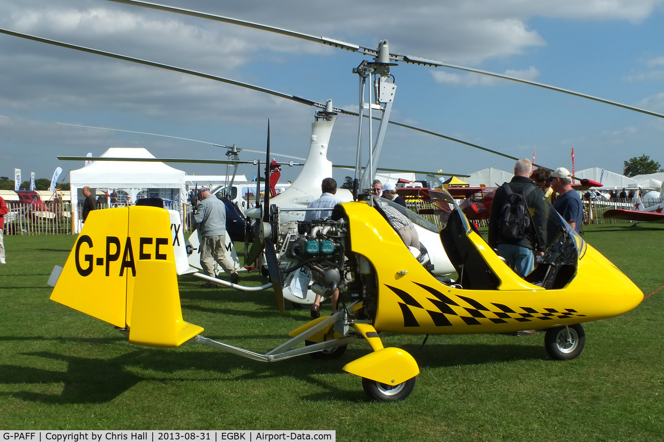 G-PAFF, 2011 Rotorsport UK MTOsport C/N RSUK/MTOS/039, at the LAA Rally 2013, Sywell