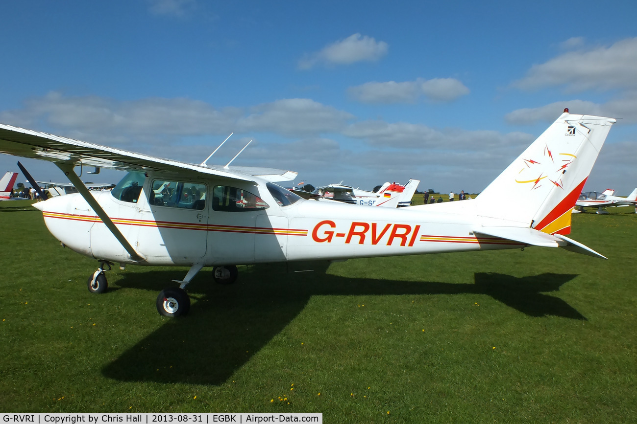 G-RVRI, 1967 Cessna 172H C/N 17255822, at the LAA Rally 2013, Sywell