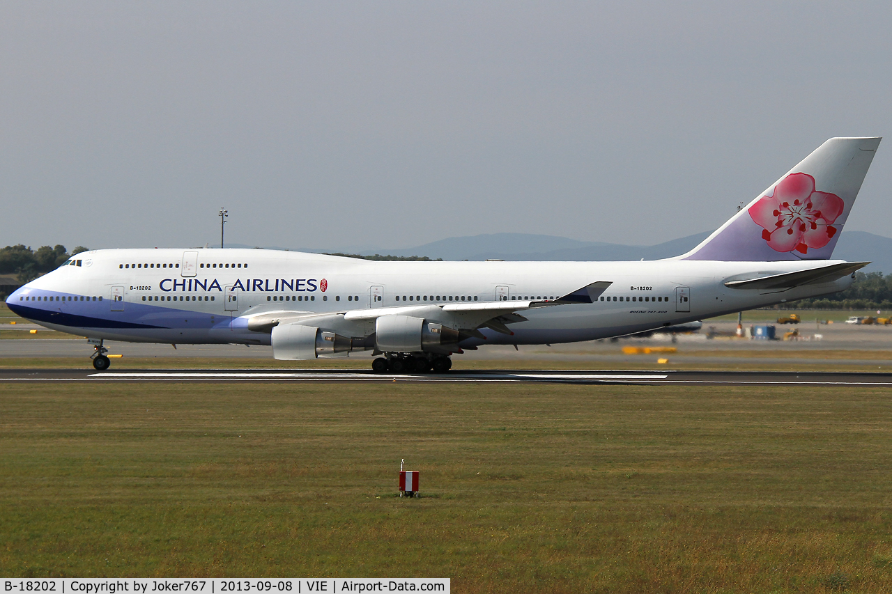 B-18202, 1997 Boeing 747-409 C/N 28710, China Airlines