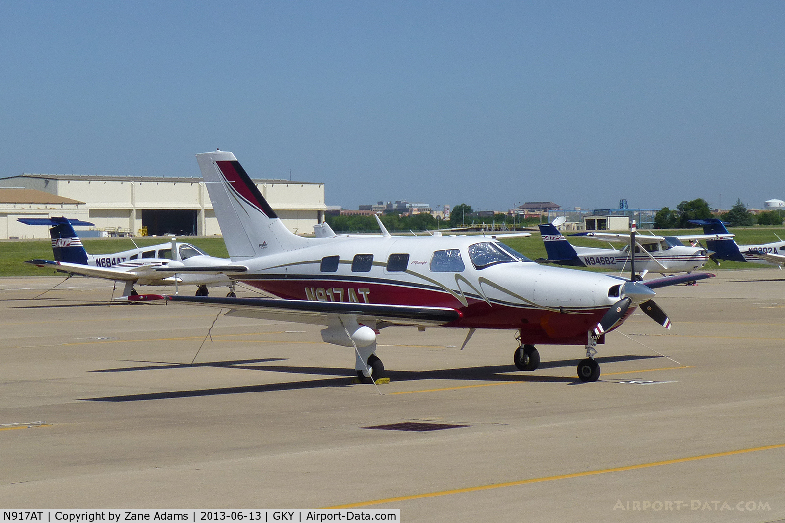 N917AT, 2009 Piper PA-46-350P Malibu Mirage C/N 4636462, At Arlington Municipal Airport - Arlington, TX