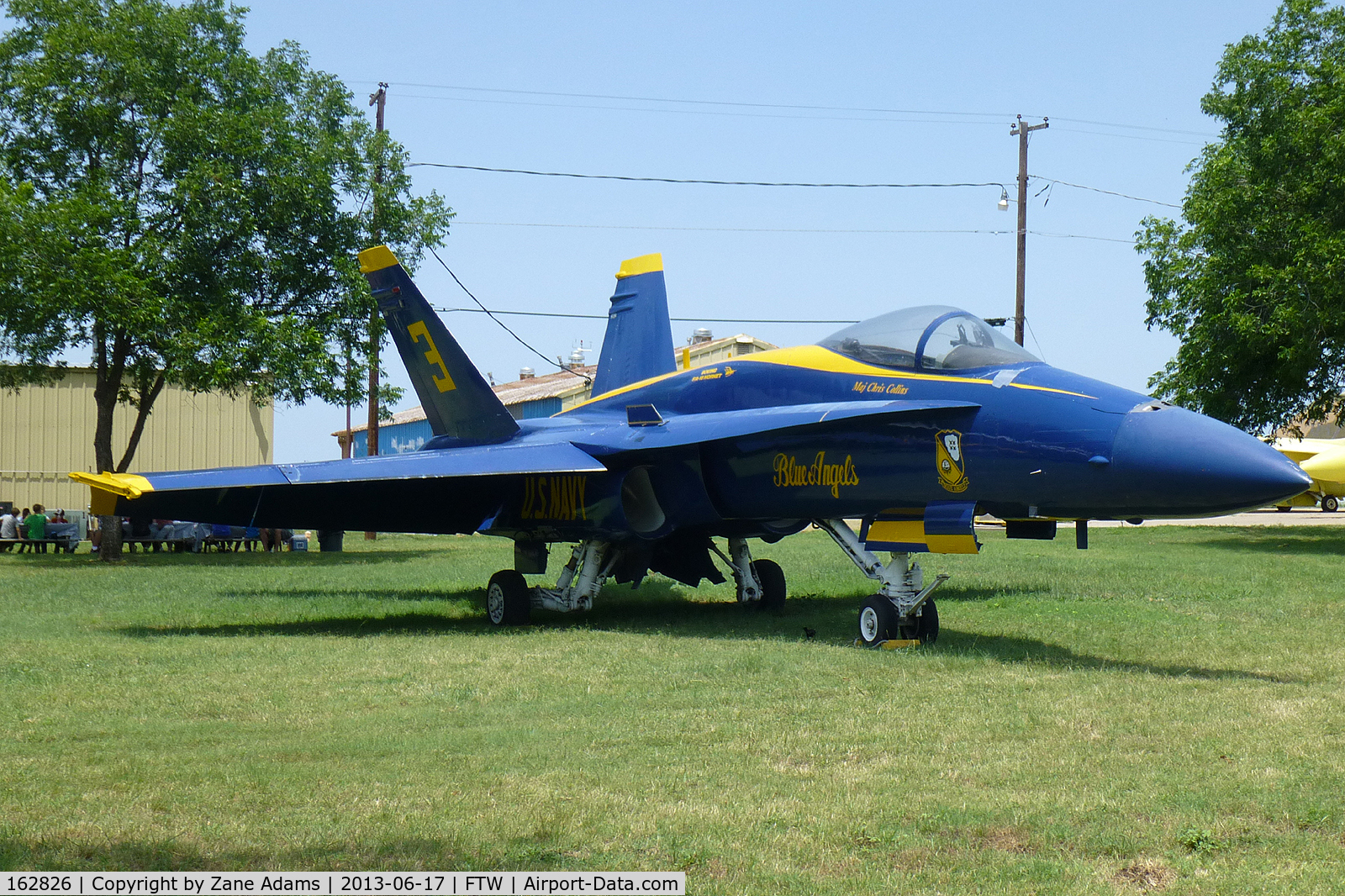 162826, McDonnell Douglas F/A-18A Hornet C/N 0338/A282, On display at Meacham Field - Fort Worth, TX