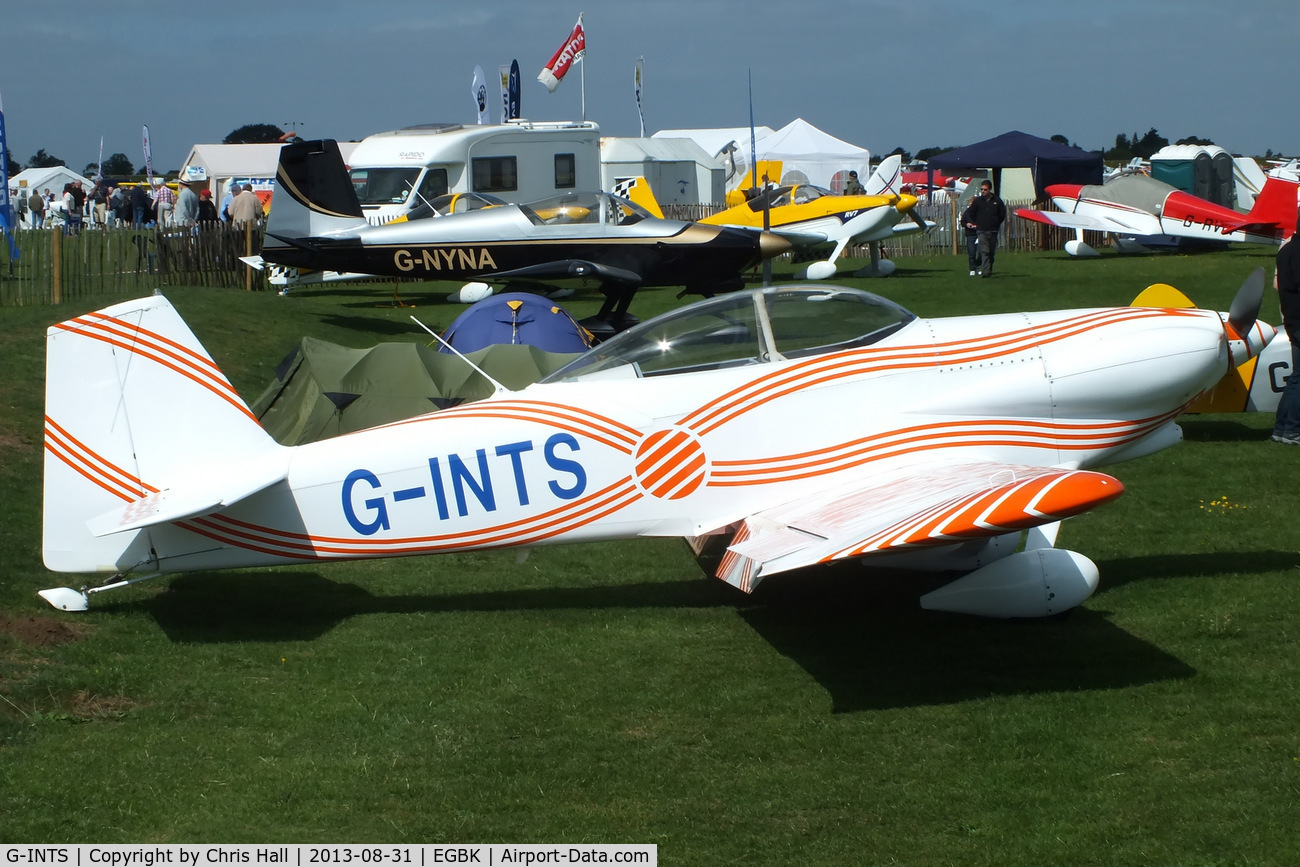 G-INTS, 2006 Vans RV-4 C/N PFA 181-13069, at the LAA Rally 2013, Sywell