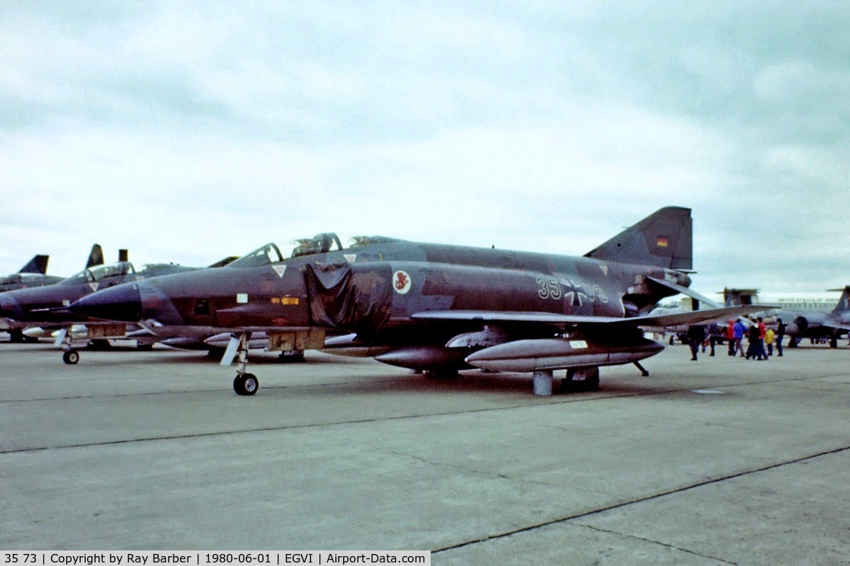 35 73, 1969 McDonnell Douglas RF-4E Phantom II C/N 4167, McDonnell-Douglas RF-4E Phantom II [4167] (German Air Force) RAF Greenham Common~G 01/06/1980