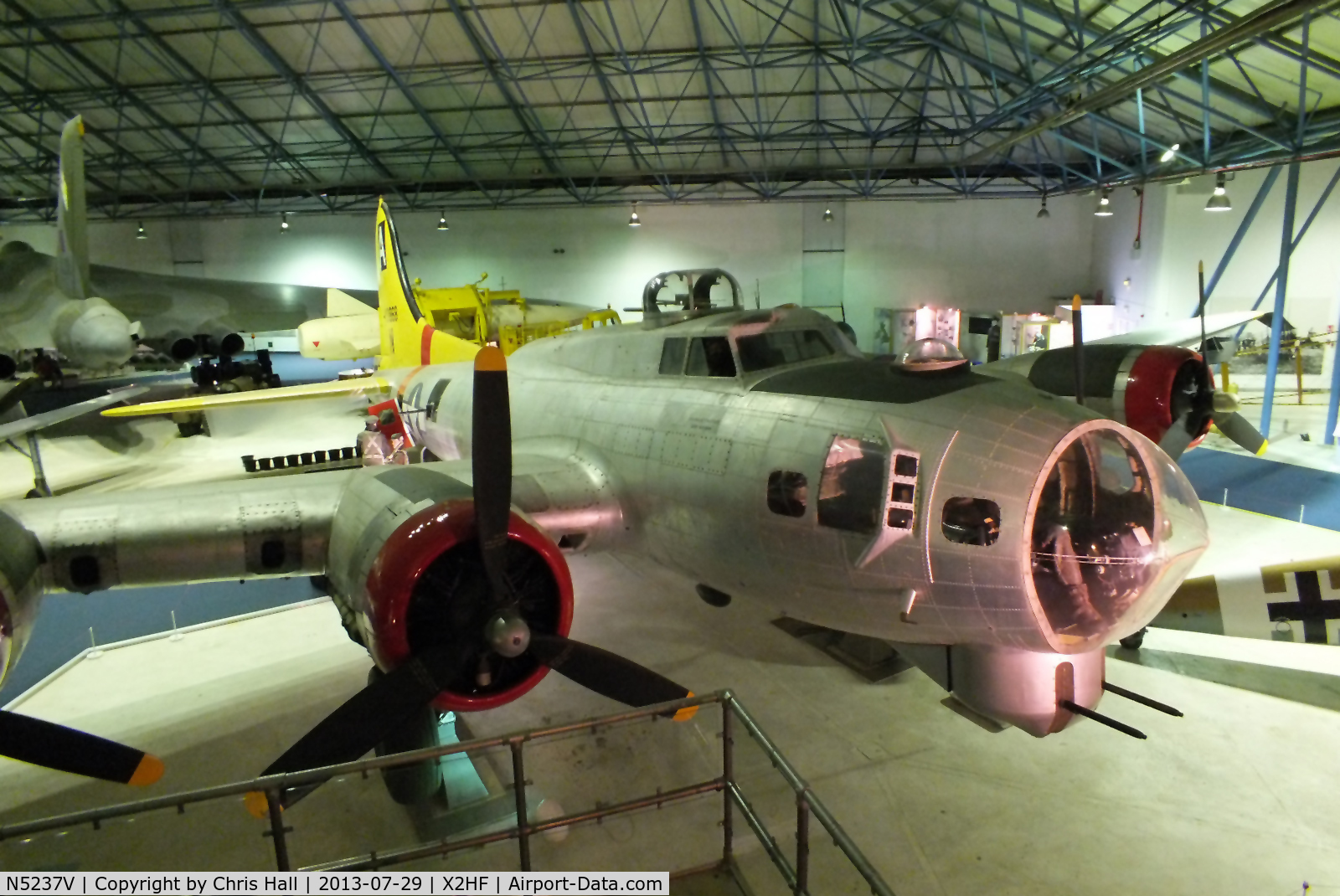 N5237V, 1945 Boeing B-17G Flying Fortress C/N 32509, Displayed at the RAF Museum, Hendon