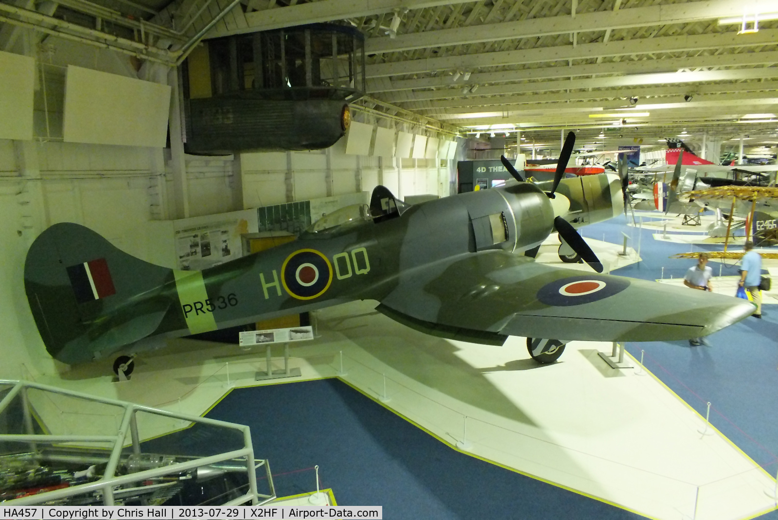 HA457, Hawker Tempest II C/N Not found HA457, Displayed at the RAF Museum, Hendon