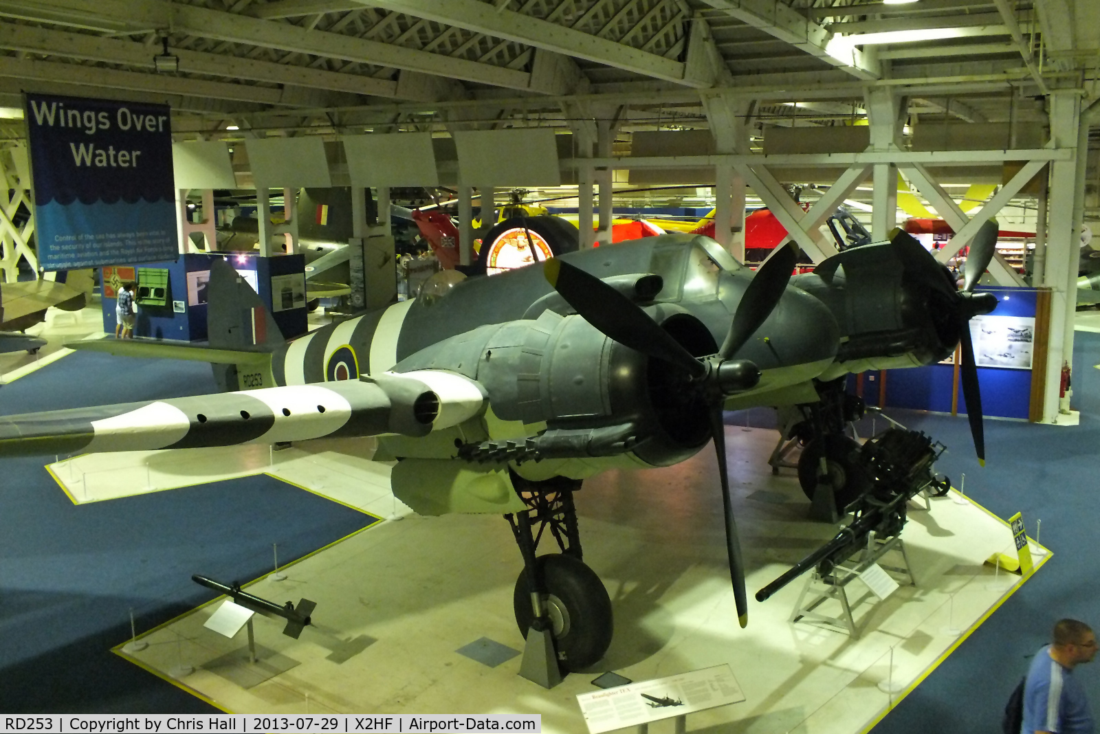 RD253, Bristol Beaufighter TF.X C/N Not found RD253, Displayed at the RAF Museum, Hendon