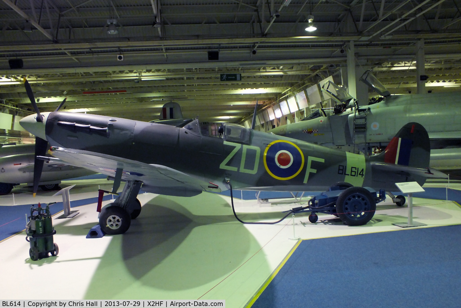 BL614, 1941 Supermarine 349 Spitfire F.Vb C/N CBAF.1646, Displayed at the RAF Museum, Hendon