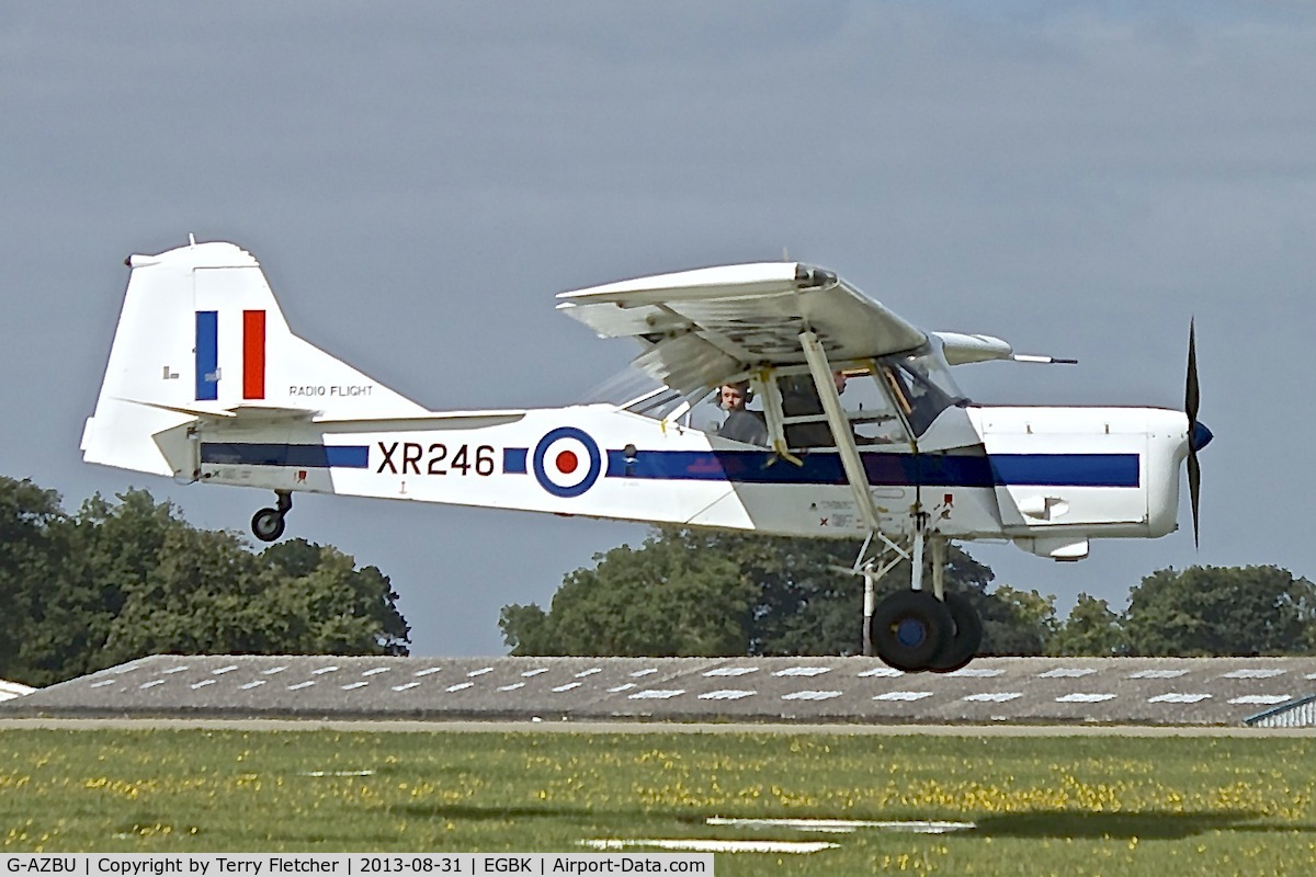 G-AZBU, 1961 Auster AOP.9 C/N AUS/183, G-AZBU (XR246), 1961 Auster AOP.9, c/n: AUS/183 at Sywell