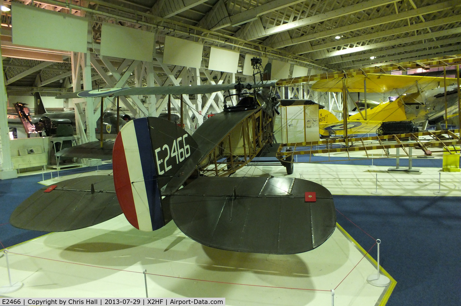 E2466, Bristol F.2B Fighter C/N Composite, Displayed at the RAF Museum, Hendon