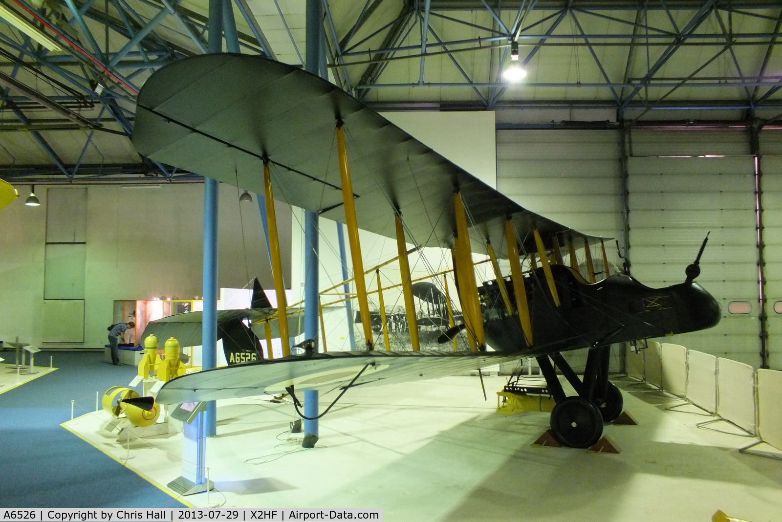 A6526, Royal Aircraft Factory Fe-2b C/N 84/A/450, Displayed at the RAF Museum, Hendon