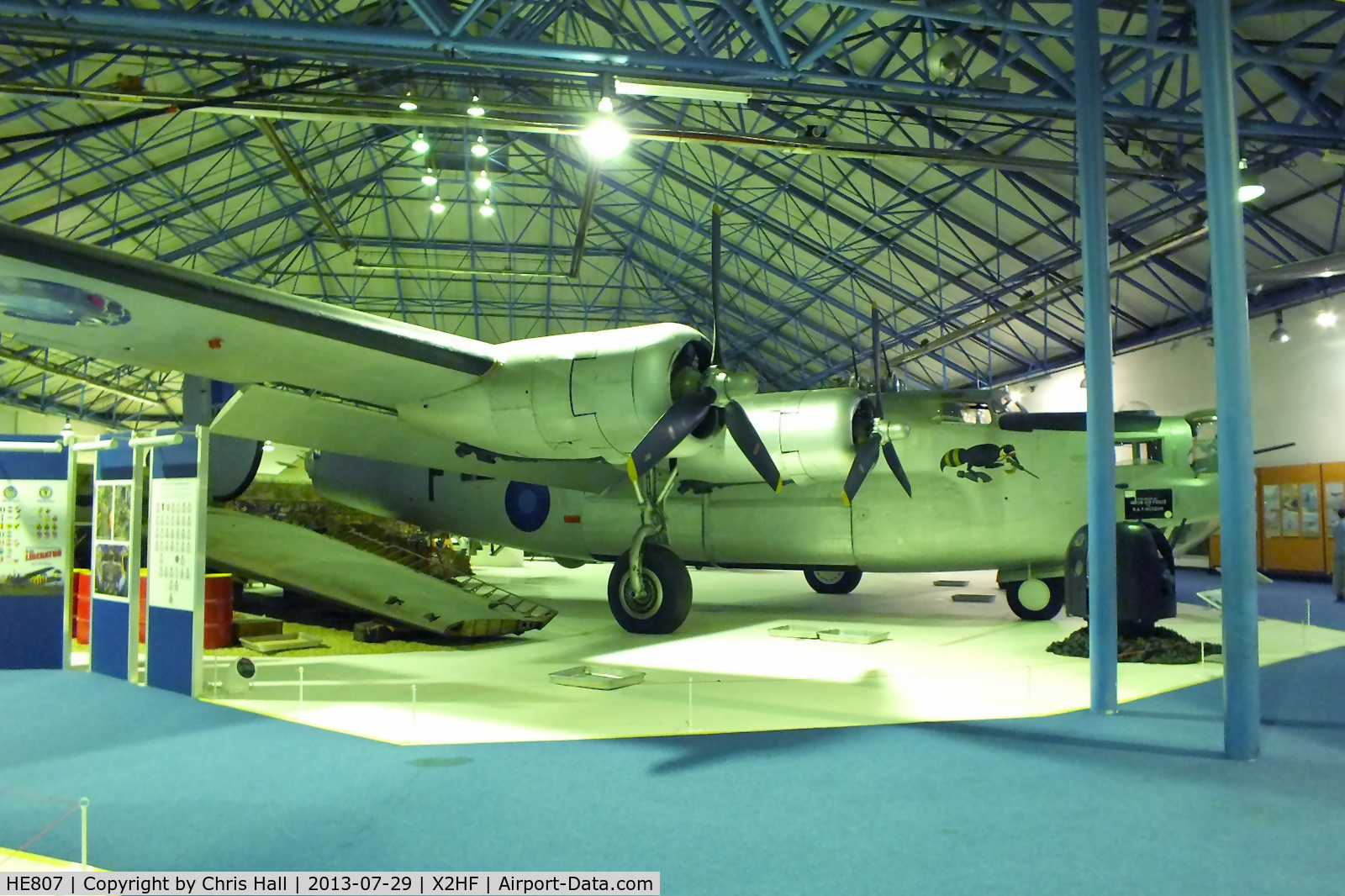 HE807, Consolidated B-24 Liberator C/N 6707L, Displayed at the RAF Museum, Hendon