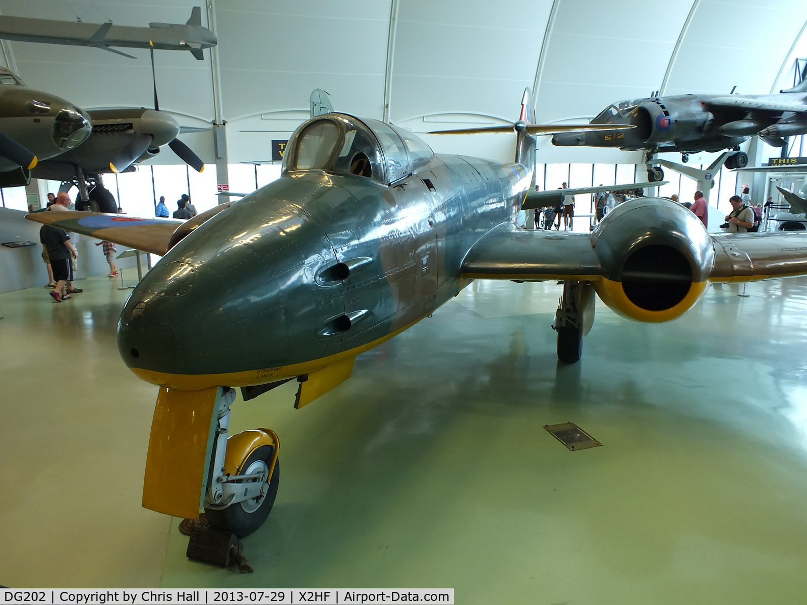 DG202, Gloster Meteor F.9/40 C/N Not found DG202, Displayed at the RAF Museum, Hendon