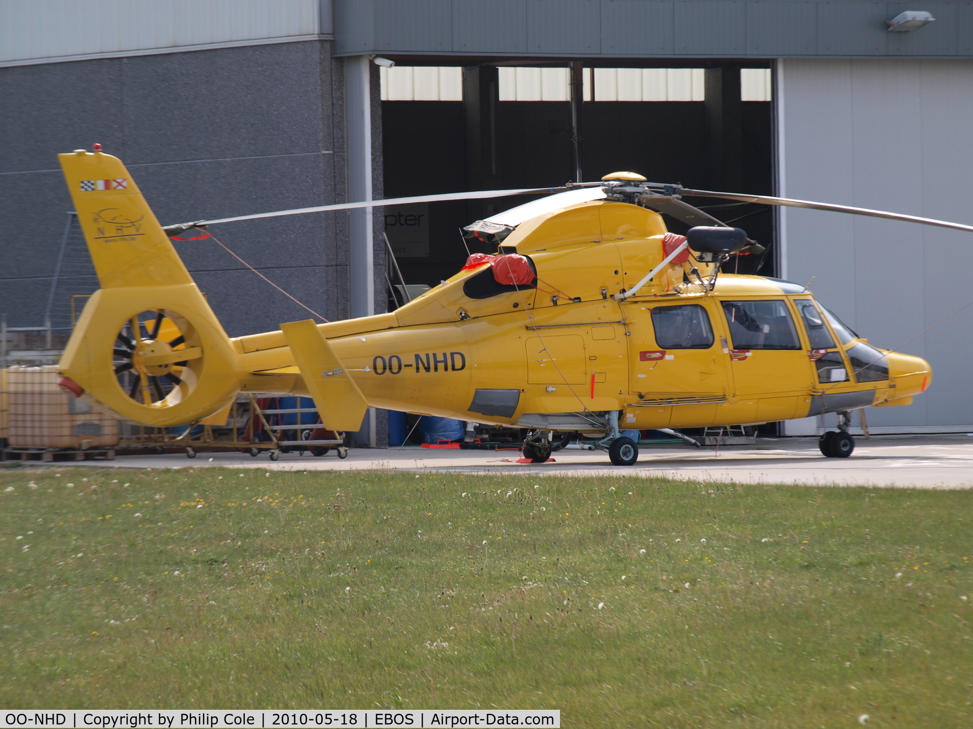 OO-NHD, 2008 Eurocopter AS-365N-3 Dauphin 2 C/N 6831, NHV Helicopters