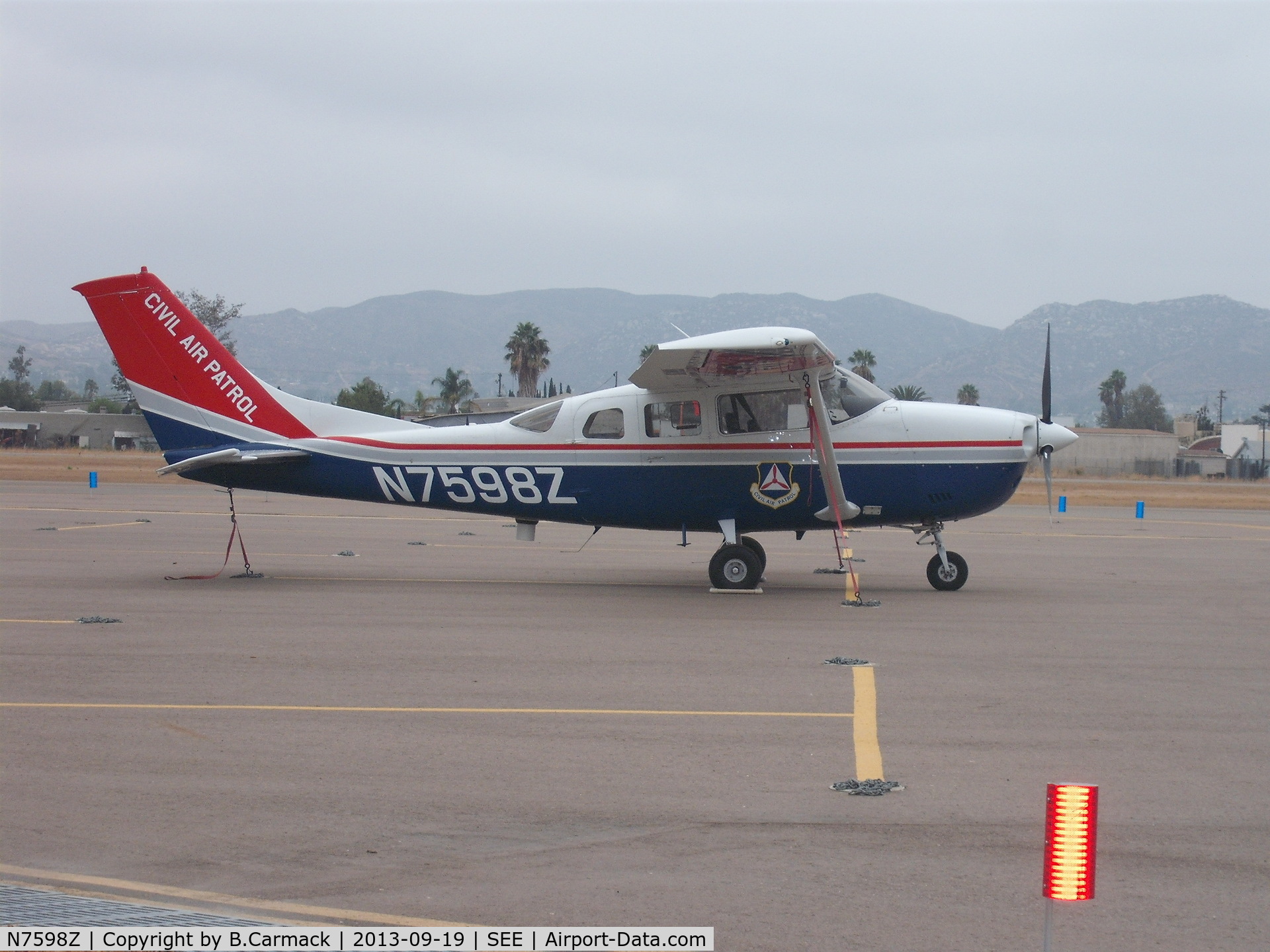 N7598Z, 1981 Cessna U206G Stationair C/N U20606382, CAP Cessna 172N Skyhawk